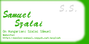 samuel szalai business card